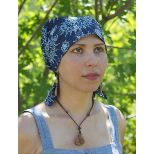 Модель София 68-15-n-denim-dbl, головной убор после химиотерапии Модель София 68-15-n-denim-dbl, головной убор после химиотерапии
