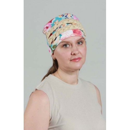 Модель Коса 107 FLWR, головной убор после химиотерапии Модель Коса 107 FLWR, головной убор после химиотерапии