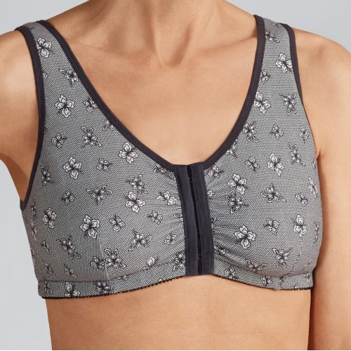 Бюстгальтер послеоперационный Amoena Frances 2128, Серый с узором Бюстгальтер послеоперационный Amoena Frances 2128, Серый с узором