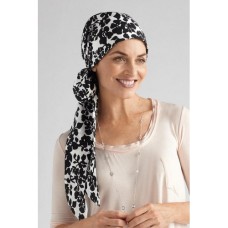 Amoena Flora 43819 черно-белый, головной убор после химиотерапии Amoena Flora 43819 черно-белый, головной убор после химиотерапии
