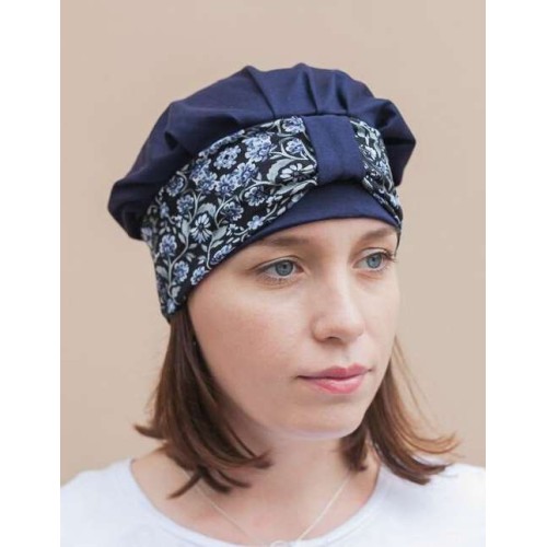 Модель Кокетка 1503-20 DBLUE, головной убор после химиотерапии Модель Кокетка 1503-20 DBLUE, головной убор после химиотерапии