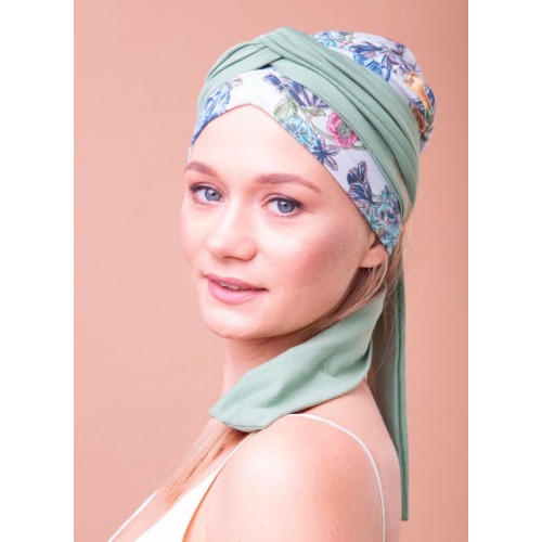 Модель Осам 5218-n-green, головной убор после химиотерапии Модель Осам 5218-n-green, головной убор после химиотерапии