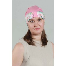 Модель Жанна 1503-06 PINK, головной убор после химиотерапии Модель Жанна 1503-06 PINK, головной убор после химиотерапии